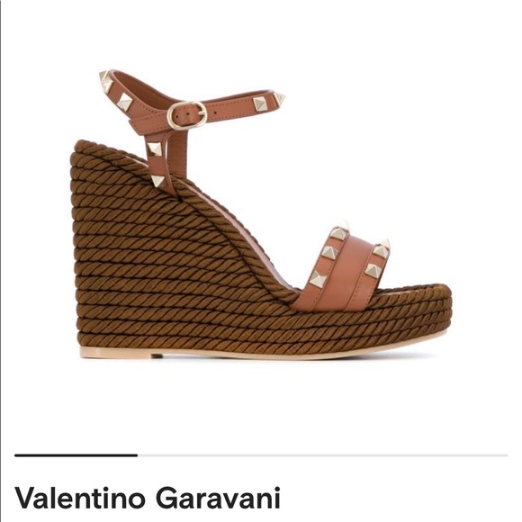 Valentino Garavani Shoes - Valentino Rockstud Wedge NWT